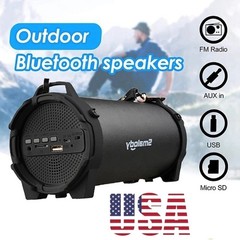 2026 High Bass Ultra Loud Outdoor Bluetooth Speakers Portable Wireless Speaker