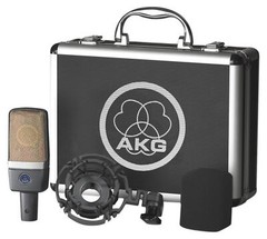 AKG C214 Large-Diaphragm Studio Condenser Microphone Recording Mic+Pro Boom Arm