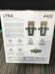 NEW AKG Lyra USB-C Condenser Microphone Ultra-HD Streaming Podcast W/USB CABLE*
