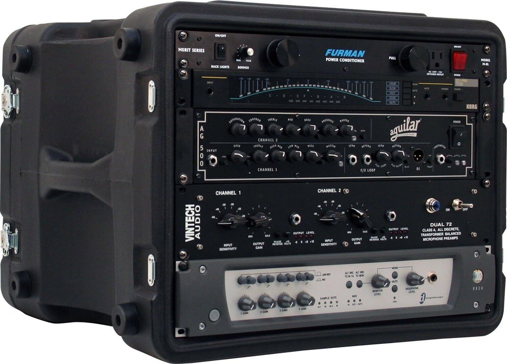 Gator Cases Pro Series Rotationally Molded 12U Rack Case with Standard 19″ Depth