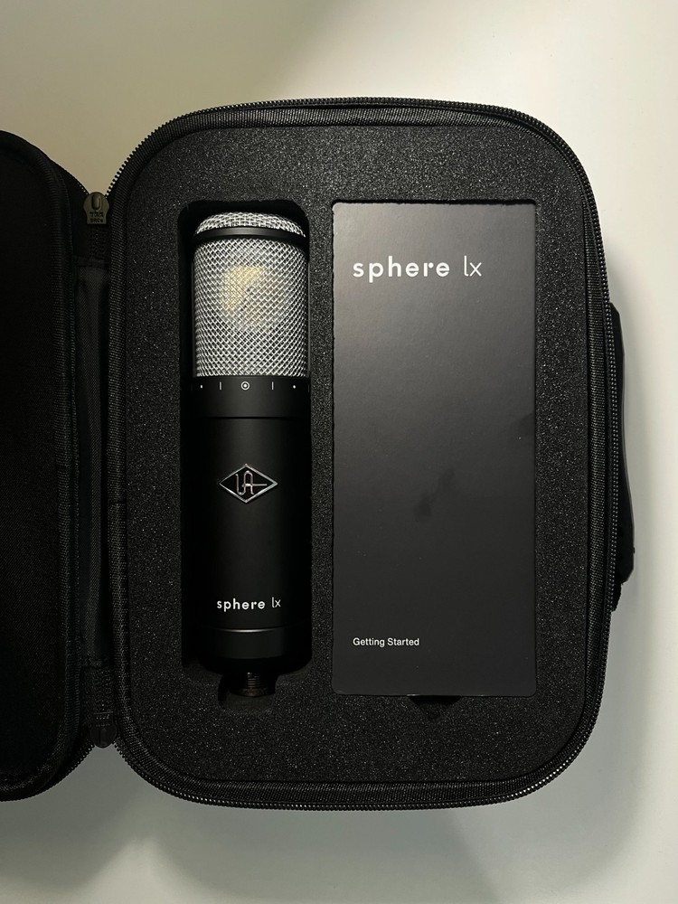 Universal Audio Sphere LX Modeling Condenser Microphone Mint Condition &Software