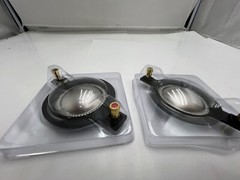 Box of 2 Voice Coil Diaphragm Tweeter Silver Black
