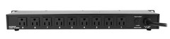 Rockville RDF9U 1U 15A Rack Mount DJ Pro Audio Power Supply Strip w/USB Black
