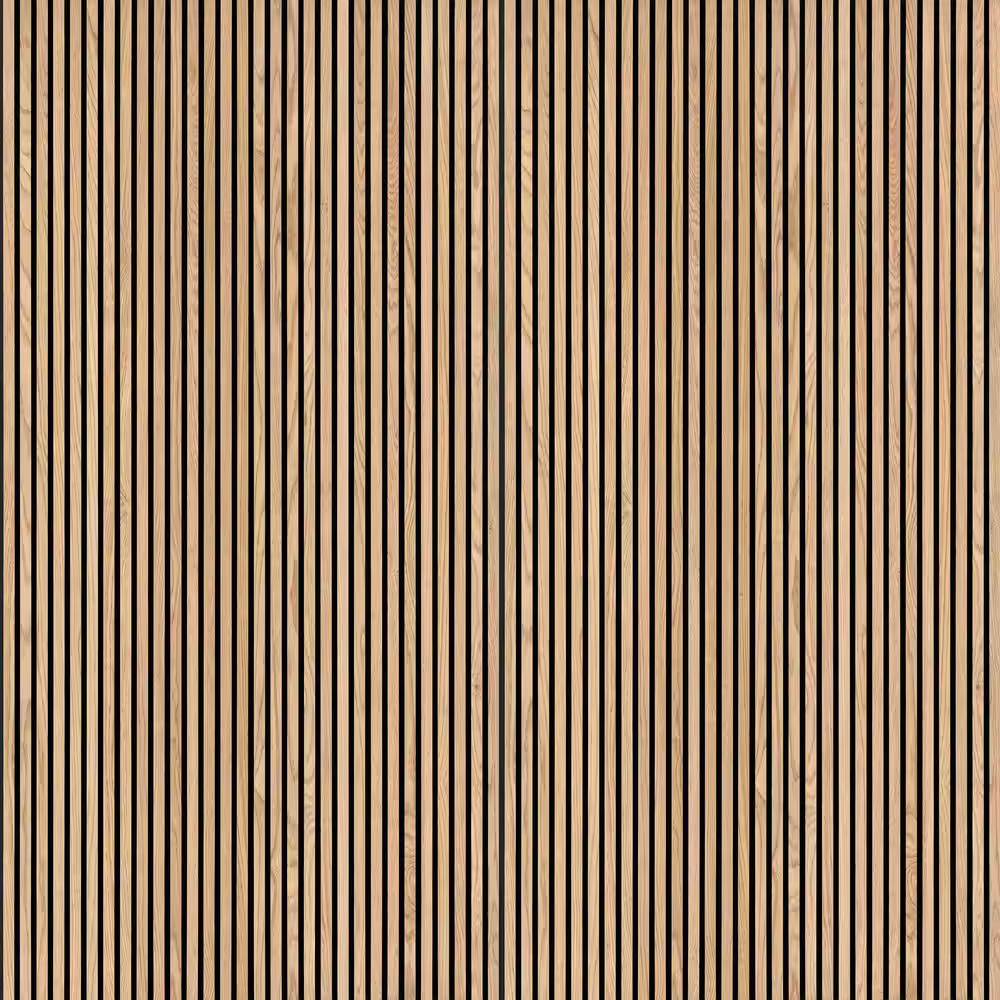 Harmony Almond Acoustic 0.80 In. X 9.5 In. X 120 In. Beige Wood Sound Absorbing