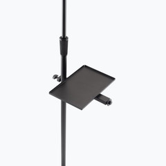 u-mount Mic Stand Utility Tray + Wireless Microphone Clip Vocal Recording Bundle
