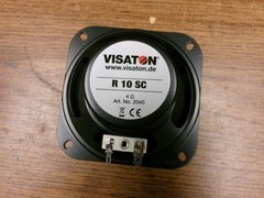 Visaton R10SC 4″ Full Range Speaker 8 Ohm