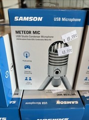 Samson Meteor Condenser Wired – USB Professional Microphone