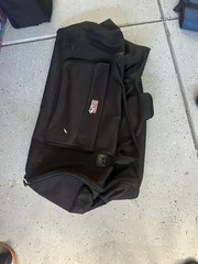 Gator Black Solid Rolling Duffle Bag Carry-On Travel Luggage Unisex Adult