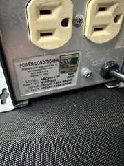 AMETEK Powervar .65 Power Conditioner 2 Outlet  –  ABC100-11W.
