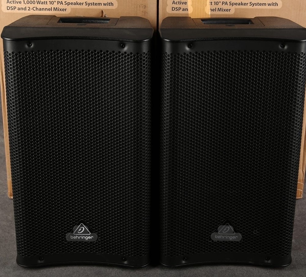 Powered Speakers Behringer DR110DSP 1000W 10″ (on Sale PAIR of speakers)