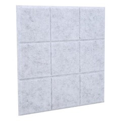 6Pcs Small Check Acoustic Soundproof Panel Fire Resistant Sound-Absorption GTCT