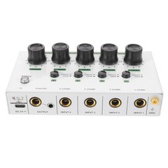4 Channel Audio Mixing Console Portable for Home Recording and Live Streaming