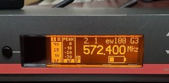 Sennheiser EM100 G3 Diversity Wireless Mic Receiver G band: 566-608 MHz EW100