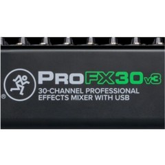MACKIE ProFX30v3 30 Channel USB FX Recording Audio Mixing Console with Software