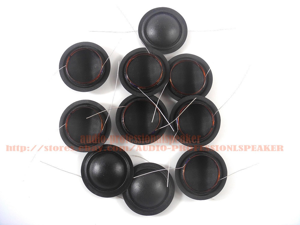 10pcs 25.4mm 25.5mm (1″) Black silk diaphragm dome Tweeters voice coil 8ohm