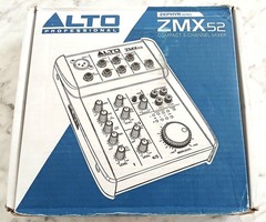 Alto Professional ZMX52 Compact 5 Channel Audio Mixer With Power / Box / Manual