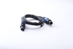 2Pack 6ft Male Speakon to Speakon Cables,Audio Cord DJ Wire with Twist Lock14AWG
