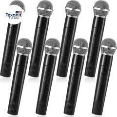 8 Pack Fake Microphone Prop Bulk Pretend Plastic Microphone Toy Fake Mic Pack fo