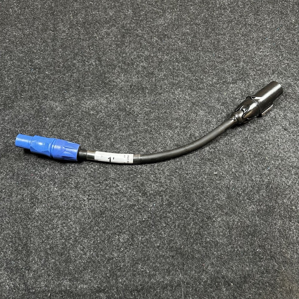 Lex A5025 Adapter Neutrik Powercon True1 Male to Blue power cable 1 ft