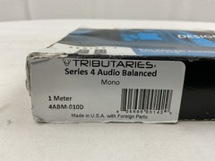 Tributaries Series 4 Balanced 4AB XLR Audio Cable 2 Female 2 Male Copper Cable