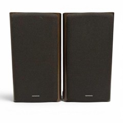 KENWOOD LS-11EX Excellent Bookshelf Speakers Pair Brown