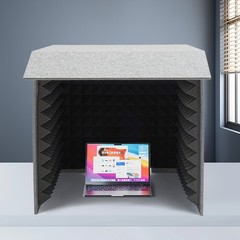 60*60*60cm Sound-Dampening Cover, Mini Recording Booth, Desktop Soundproof Cover