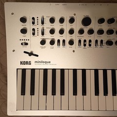 Korg Minilogue 4-Voice Polyphonic Analog Synthesizer Silver