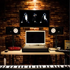 Studio Monitor and Speaker Stand Pair, Clamp-on Desk Speaker Stand, 9.5×9 inc…