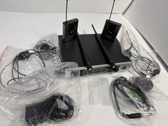 Hotec K25 Dual UHF Wireless Microphone System Headset Lavalier Lapel Bodypack