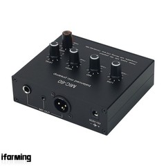 MIC-60 Microphone Preamplifier 60dB Gain 48V Phantom Power EQ Adjustable