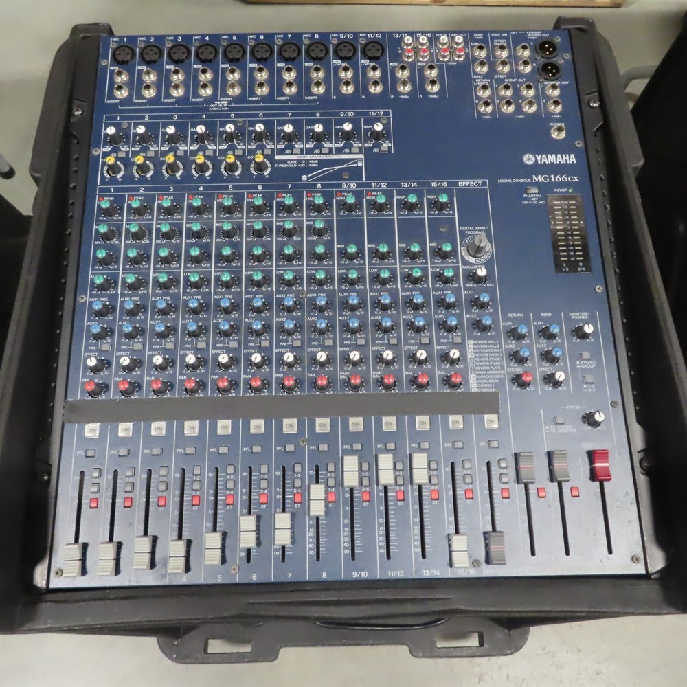 Yamaha MG166cx Mixing Console 16-Input/Channel Mixer With Power AC Adapter
