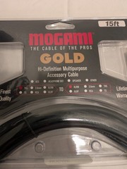 Mogami Gold-TRS-XLRM High Definition Patch Cable TRS to XLR Male, 15 feet