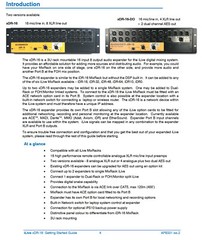 Rack Mount Allen & Heath xDR-16 16-In 8-Out Expander Stage Box w/ M-ACE Module