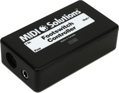 MIDI Solutions Footswitch Controller Programmable MIDI Interface