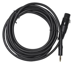 Rockville RXLR-AUX 10 Ft. Metal XLR Female to 1/8″ TRS AUX Cable -100% Copper