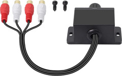 Universal RCA Level Controller Car Audio Amplifier RCA Audio Adjuster Bass Boost