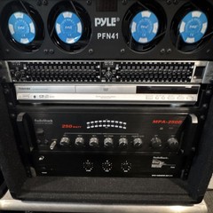 Amateur DJ or PA System- Radio Shack MPA-250B Amplifier And SA230 Sub Amp Plus…
