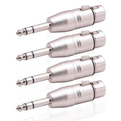 XLR Female to 1 4 4PC New