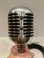 Vintage 1940’s Shure Brothers 55 FATBOY microphone w/Cable Very Good Condition