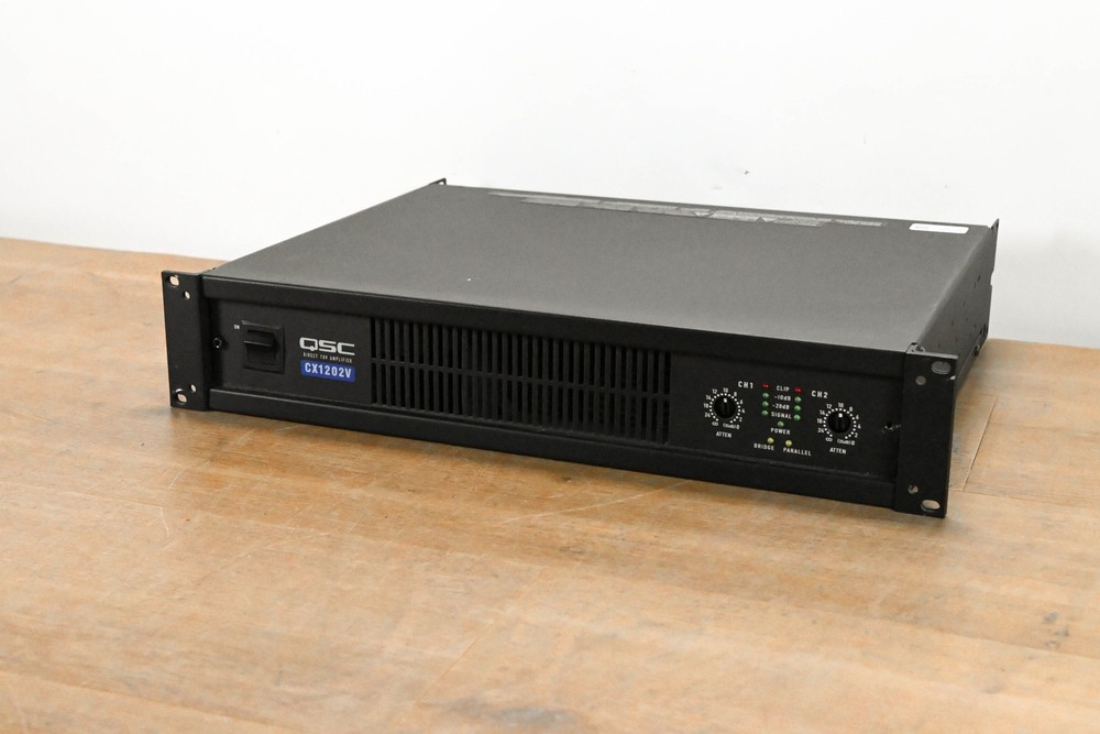 QSC CX1202V 1200W 70V 2-Channel Power Amplifier CG011ZY