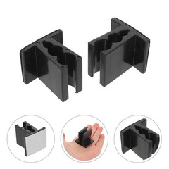 2 Pcs Wireless Microphone Clip Stand Clamp Lapel Holder for Shirt