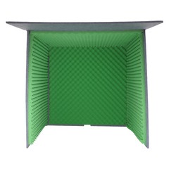 Green Portable Soundproof Booth Studio Sound Recording Desktop Soundproof Cover