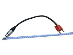 Neutrik NC3FXX XLR to Dual Banana Plug Test Adapter Cable