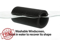 LEFXMOPHY Mic Windscreen for Shure MV6 Black Foam