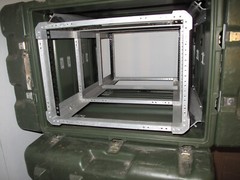 Rackmount 07U x33 Hardigg Classic Square Holes Mid Rails Pelican 200-340 Payload