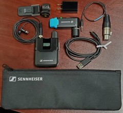 Sennheiser AVX Digital Wireless Mic Camera-mount ENG Kit set w ME2 lavalier MINT