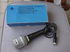 Vintage Telefunken TD-300 Dynamic Microphone UNTESTED