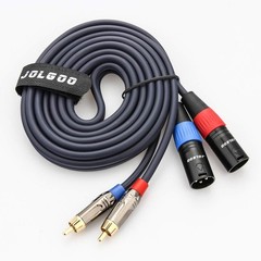 RCA to XLR Cable – Dual RCA Male to Dual XLR Male HiFi Audio Cable, 6.6 Feet,…