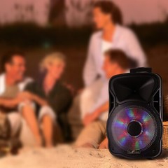 beFree 12″ 2500W Bluetooth Portable PA DJ Party Speaker w Warranty USB SD Lights