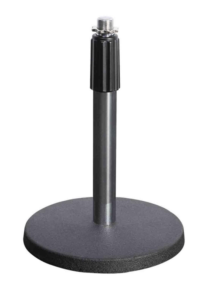 Adjustable Desktop Mic Stand Chrome – On-Stage